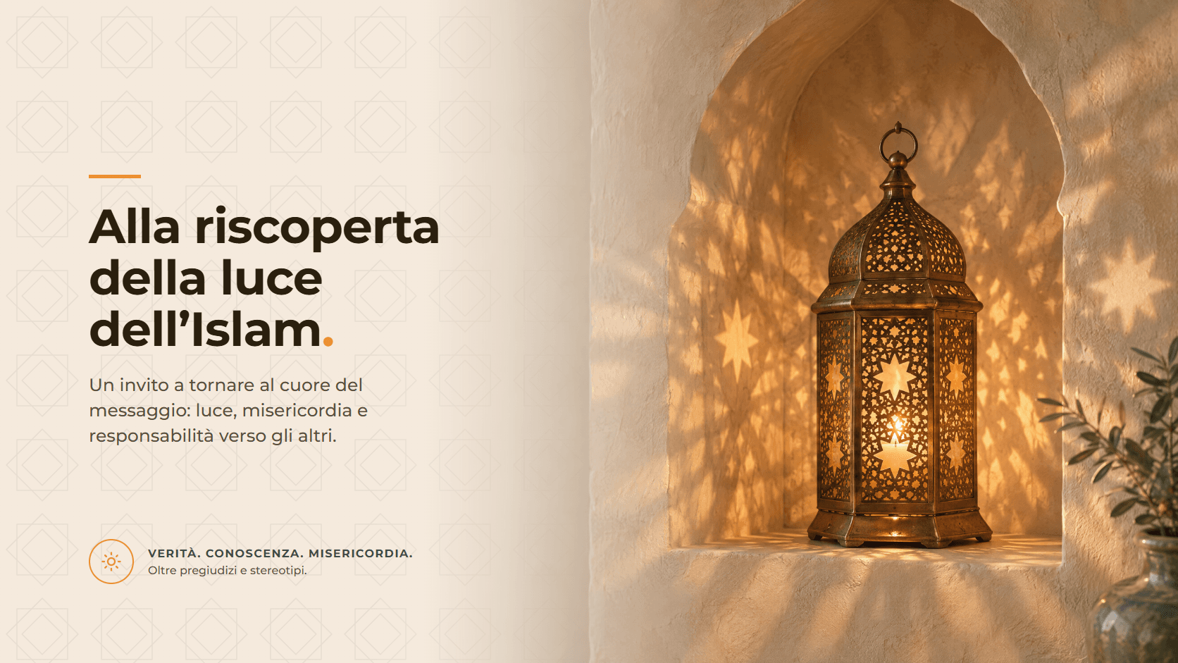 Alla riscoperta della luce dell'Islam