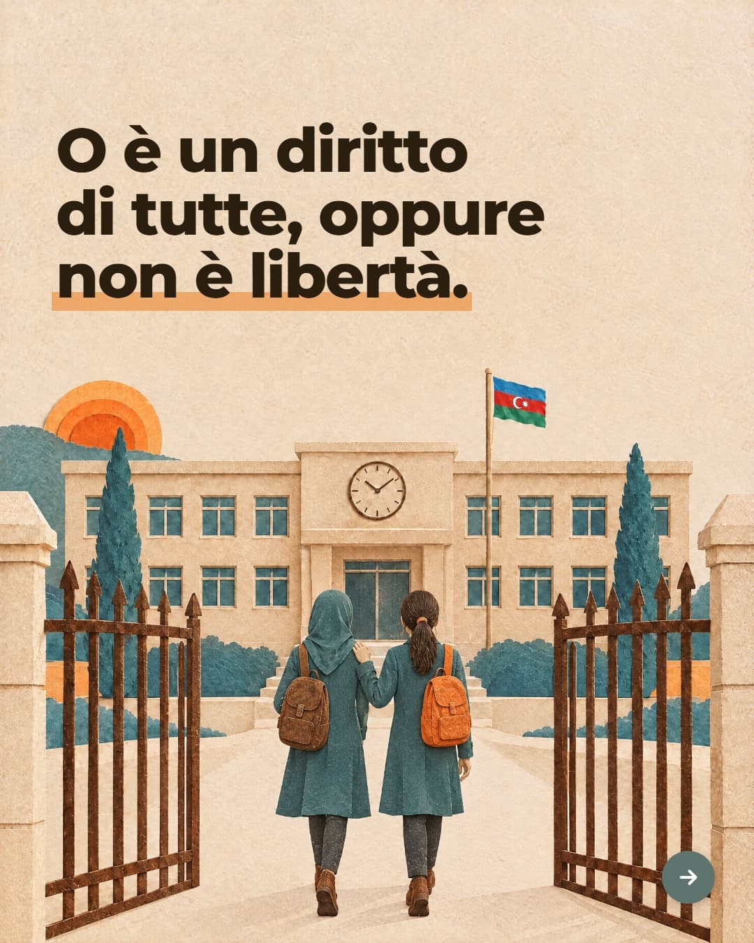 Azerbaigian: il divieto del velo a scuola dal mese di ottobre 2026